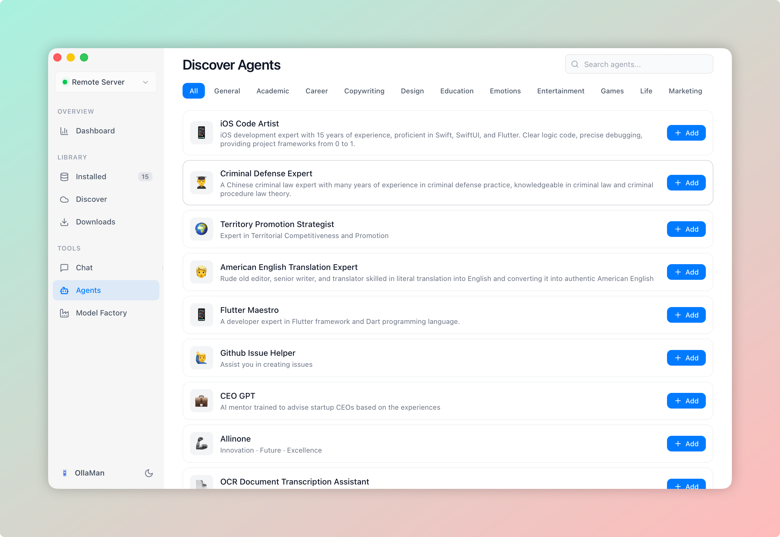 Agents Overview
