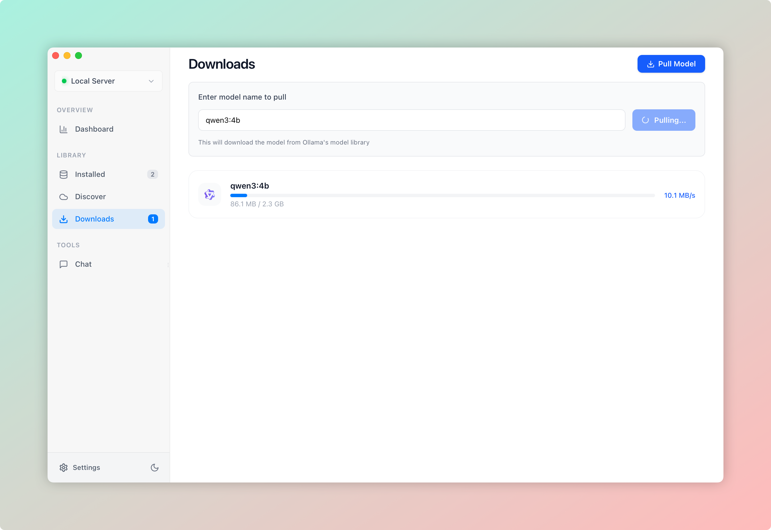 Downloads Navigation