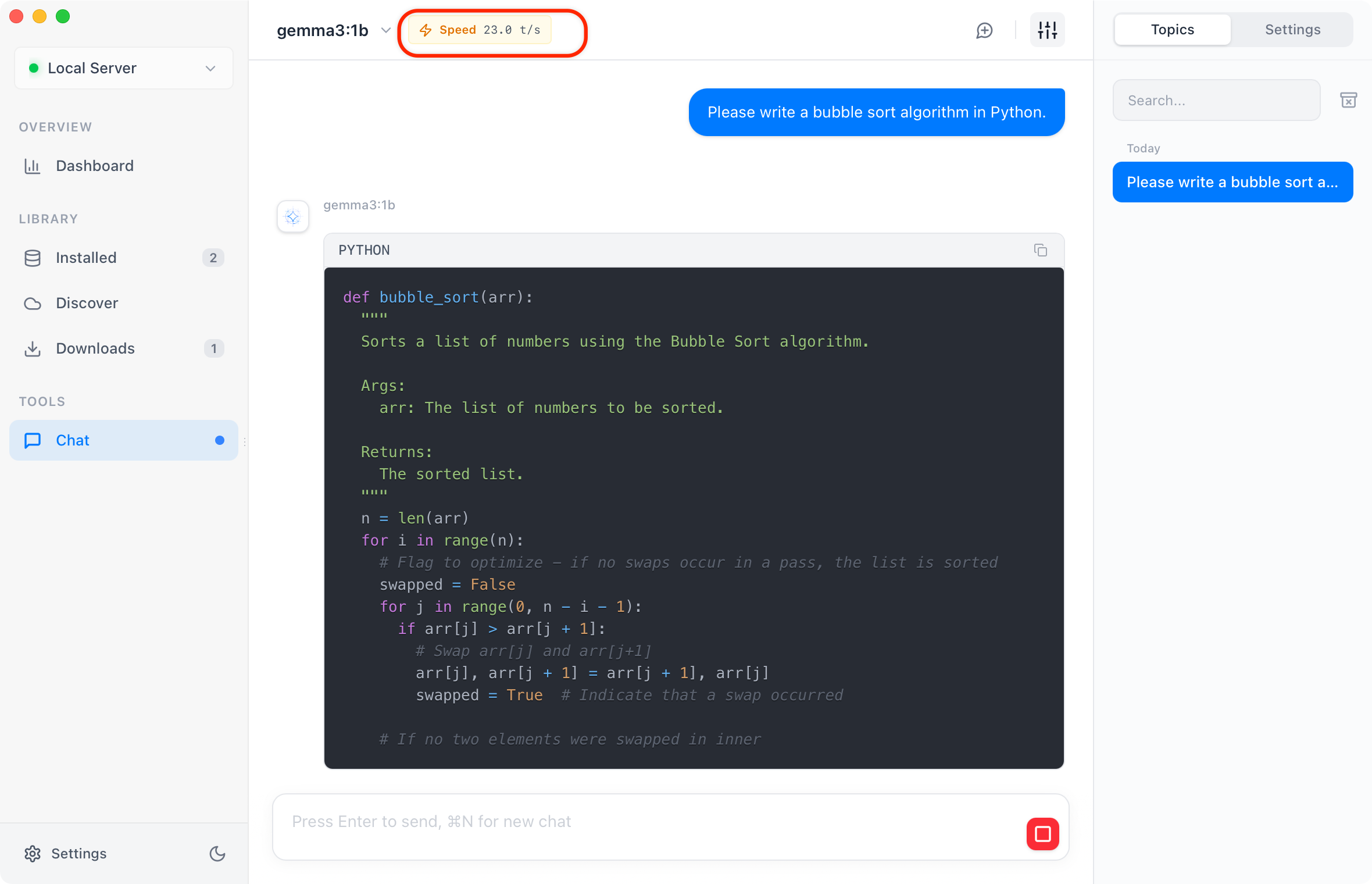 Chat Page